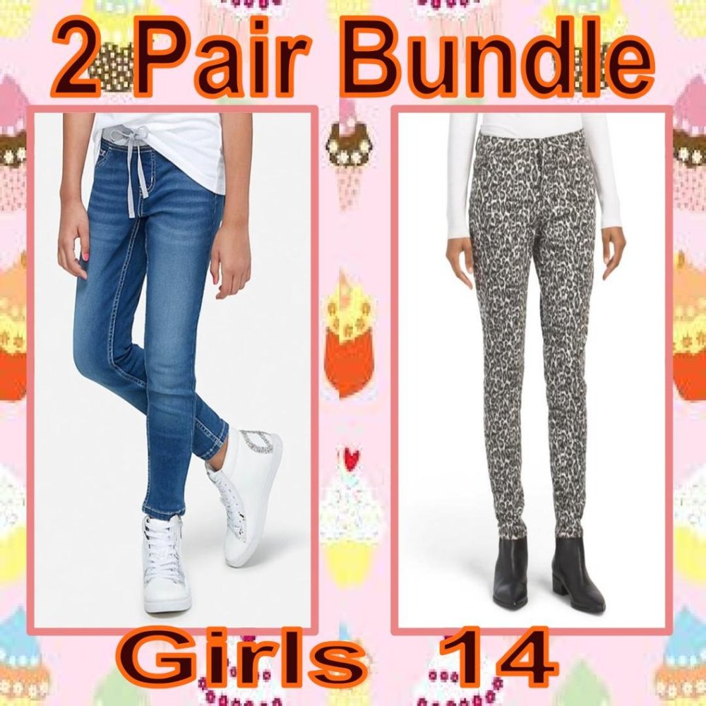 JUSTICE Girls & CHEROKEE Girls Jeans Bundle